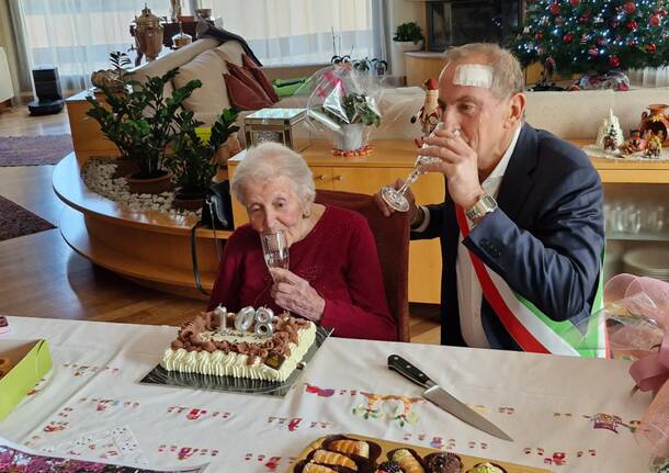 Busto Arsizio fa festa per i 108 anni di Bruna Scandroglio