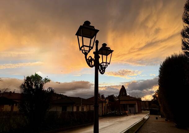 Schiarita prima del tramonto