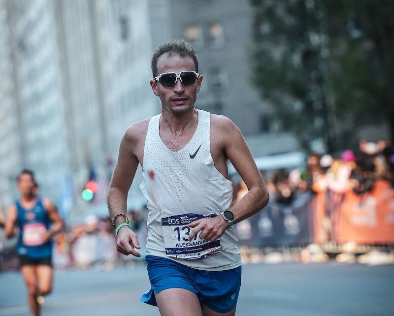 Alessandro Tronconi alla Maratona di New York 2025