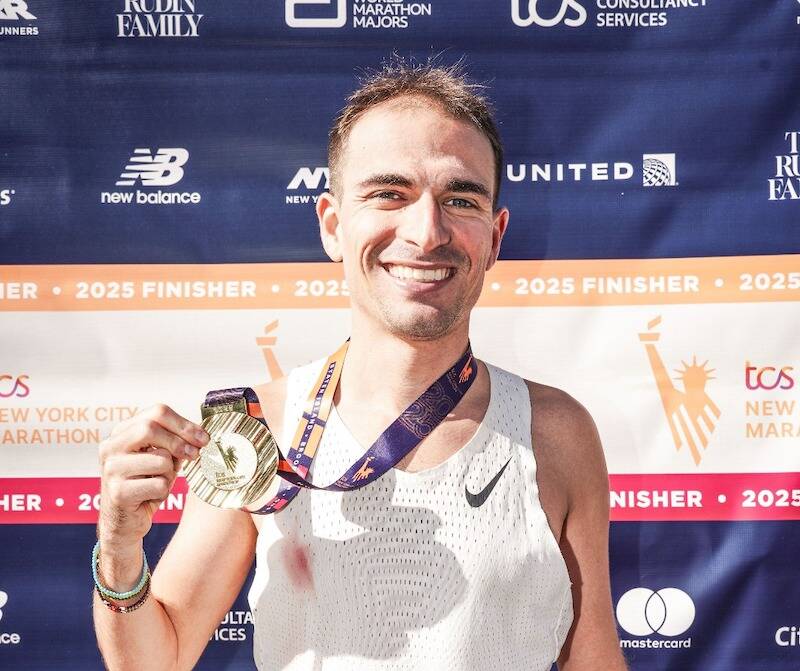 Alessandro Tronconi alla Maratona di New York 2025