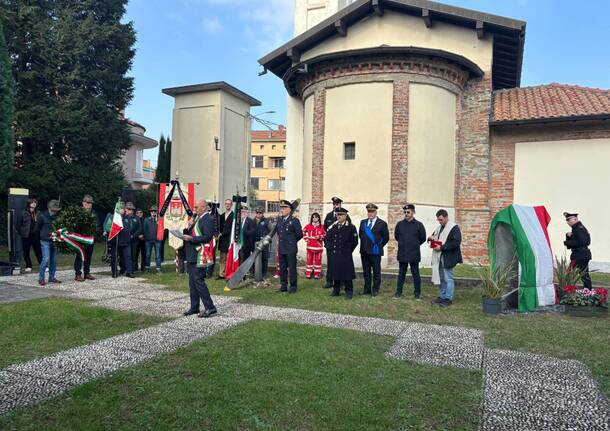 Cerimonia commemorativa del IV Novembre a Jerago