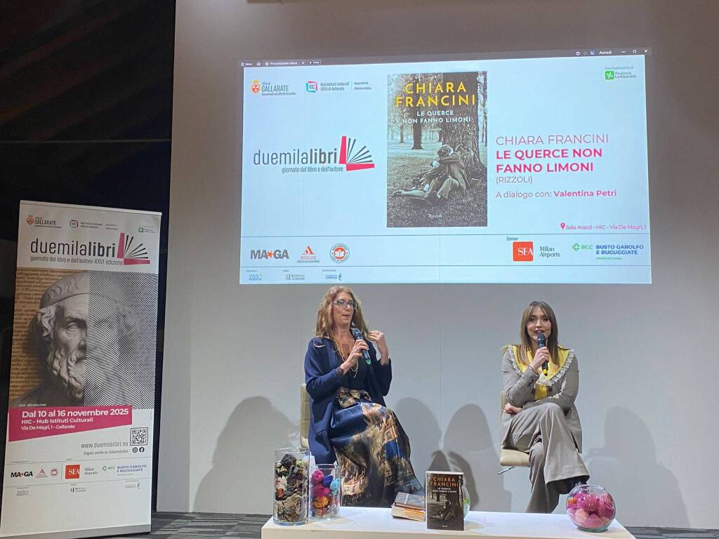 Chiara Francini a Duemilalibri Gallarate 
