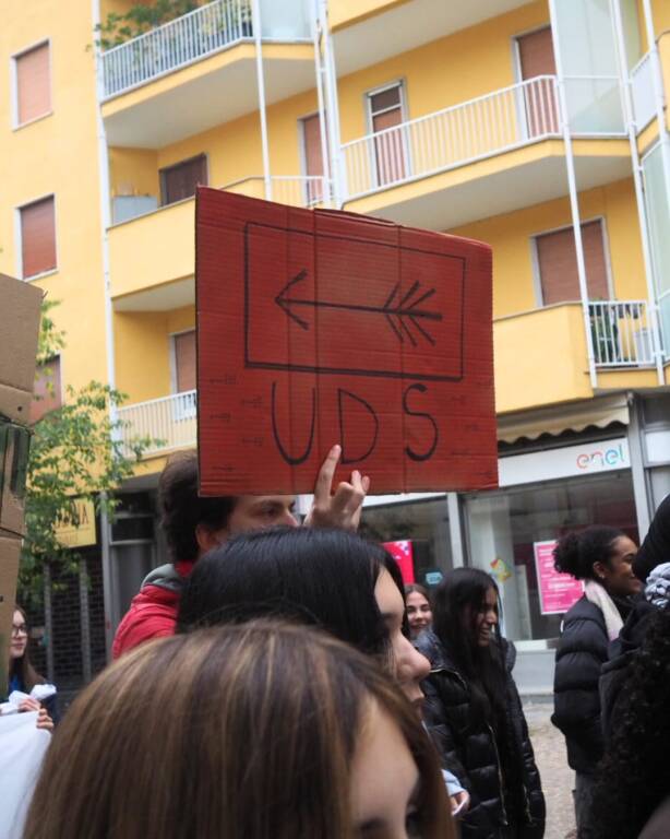 Corteo a Legnano per lo sciopero di Unione degli Studenti