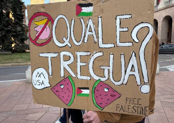 Manifestazione per la Palestina a Varese