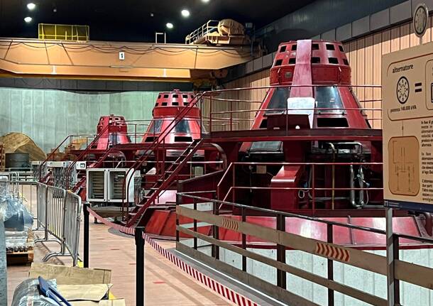 Dentro la centrale idroelettrica di Roncovalgrande