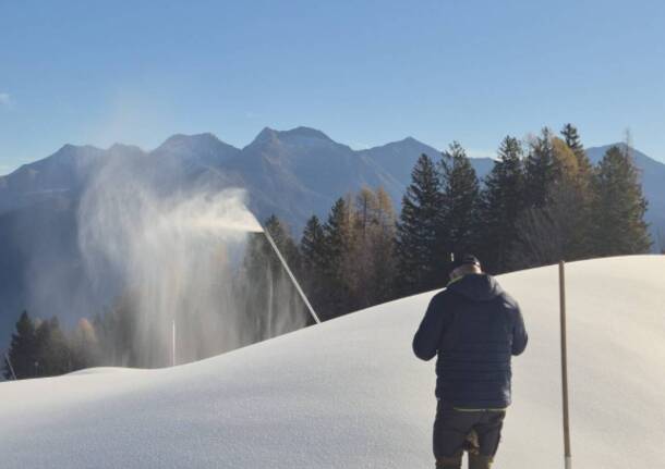 Domobianca365: tutto pronto. Si scia da sabato 29 novembre