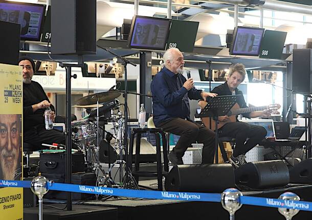 Eugenio Finardi porta la sua musica a Malpensa