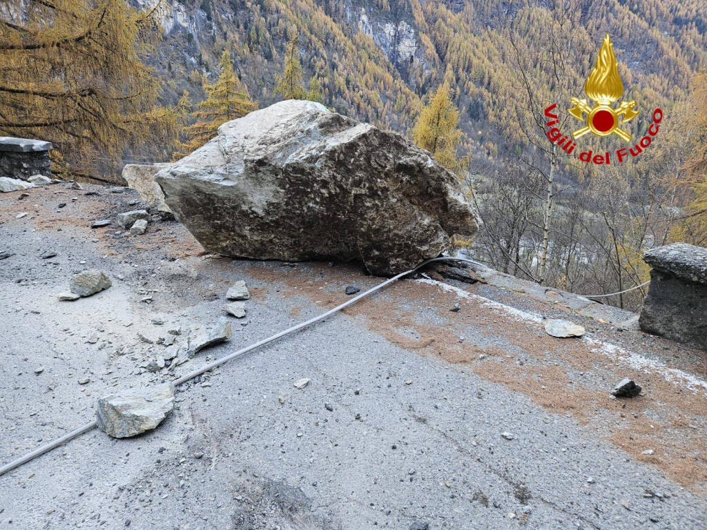 Frana in Valmalenco, a Tornadri di Lanzada