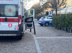 polizia di Stato lite in piazza del popolo
