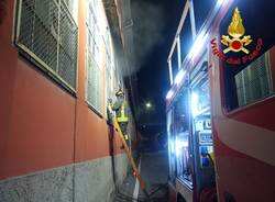 Germignaga - Incendio ex setificio Stheli