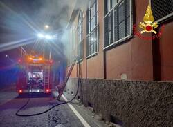 Germignaga - Incendio ex setificio Stheli