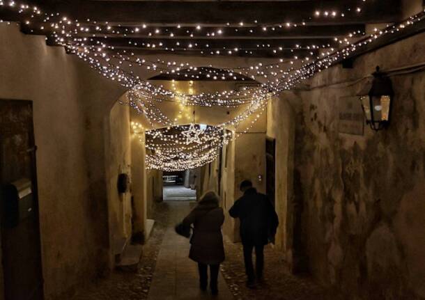 Il Sacro Monte di Varese illuminato per Natale