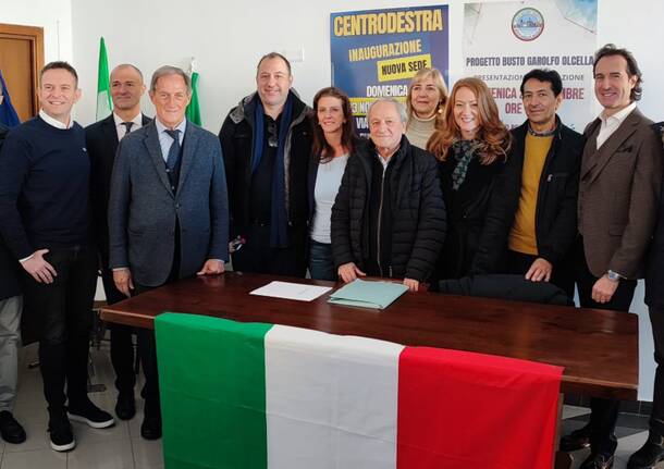 Inaugurata la nuova sede del centrodestra a Busto Garolfo