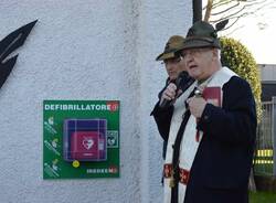 Inaugurati agli alpni di Malnate Defibrillatore e statua della Vergine