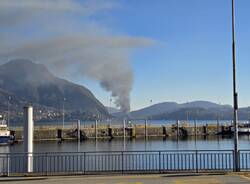 incendio Laveno Mombello 29 novembre