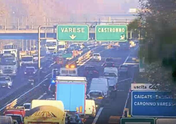 incidente autostrada castronno