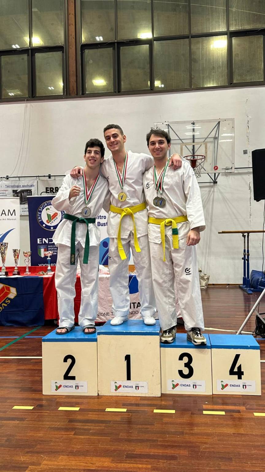 L’Olimpic Taekwondo Valerio Spinosa vince gli Internazionali d’Italia di combattimento Endas/Unitam 2025
