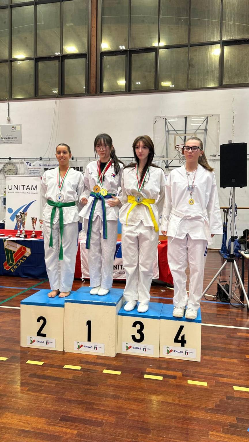 L’Olimpic Taekwondo Valerio Spinosa vince gli Internazionali d’Italia di combattimento Endas/Unitam 2025