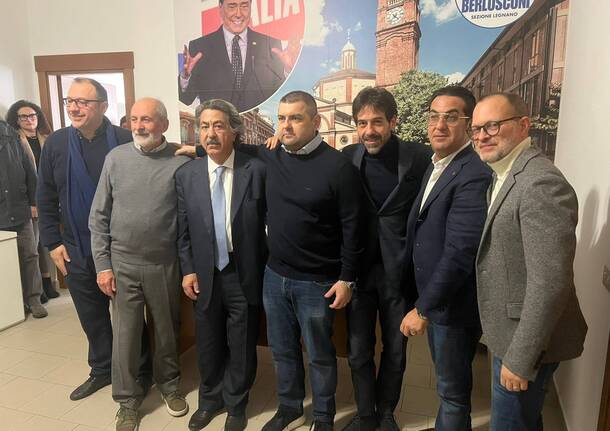 L’onorevole Sorte ospite alla sezione legnanese di Forza Italia