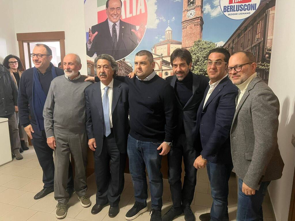 L'onorevole Sorte ospite alla sezione legnanese di Forza Italia