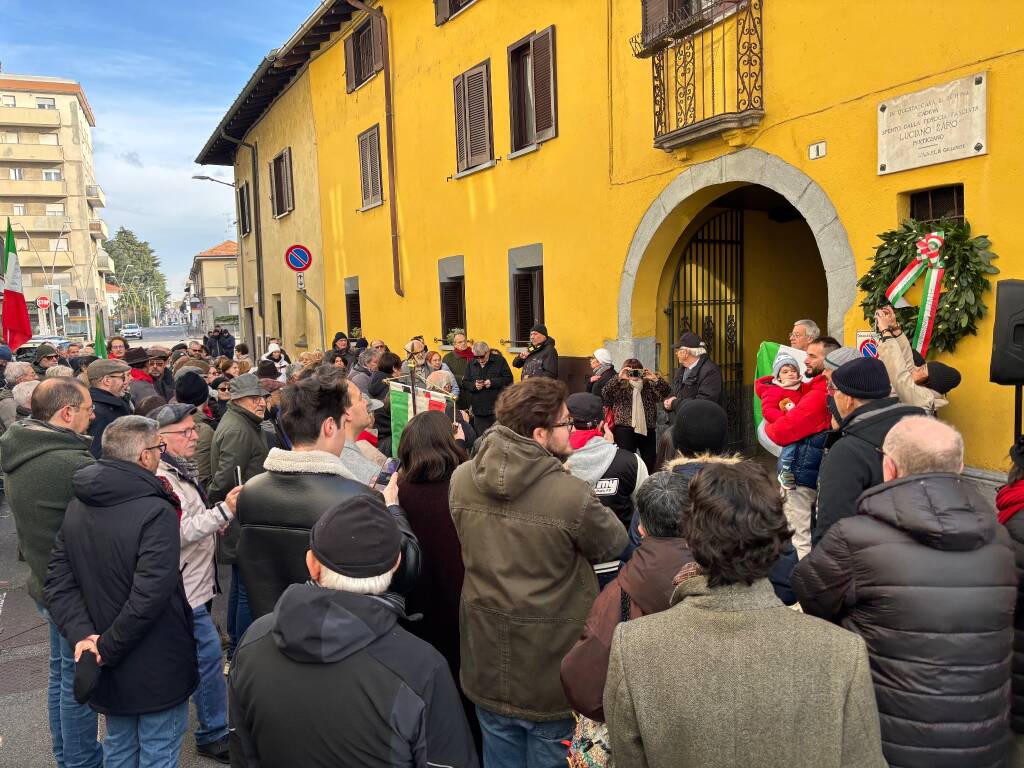  la commemorazione di Luciano Zaro e presidio contro l’estrema destra