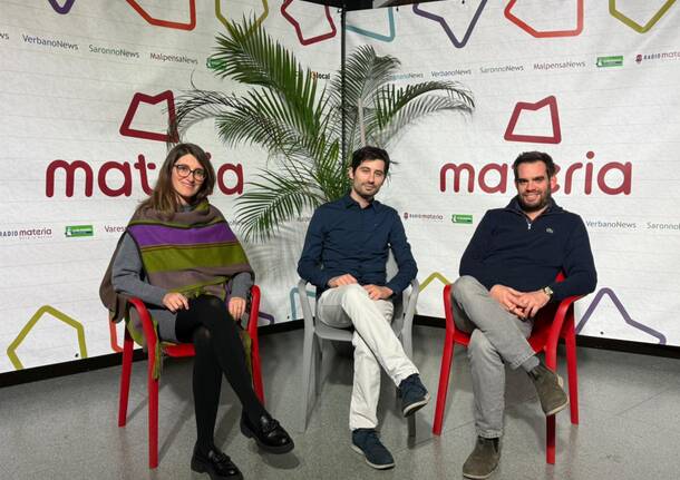 La Materia del giorno VareseNews - Giacomo Baranzini e Anna Bernardoni