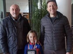 Matilde Fuccello della U.S. Dairaghese premiata dal Comitato provinciale FCI di Milano