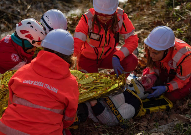 Mesenzana, Protezione Civile e Croce Rossa insieme per un’esercitazione sul campo