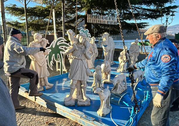 presepe sommerso laveno