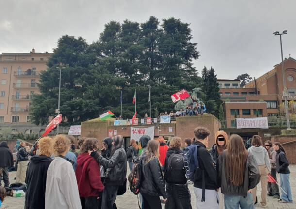“Un’altra scuola, un altro mondo è possibile”: sciopero degli studenti nelle piazze di Varese, Busto e Saronno