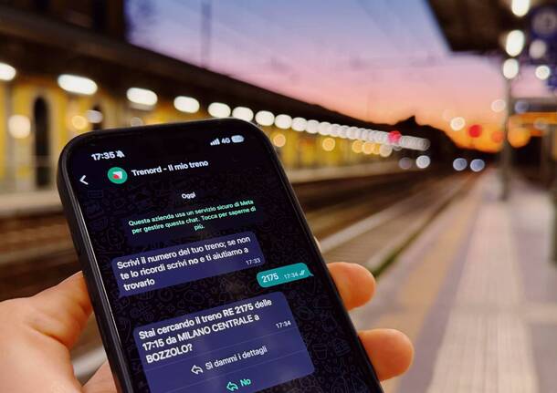servizio whatsapp Trenord 