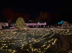 Si accendono le luci di Natale ai giardini estensi