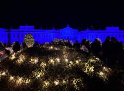 Si accendono le luci di Natale ai giardini estensi