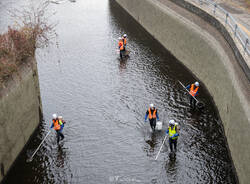  svuotamento canali diga Panperduto Somma Lombardo