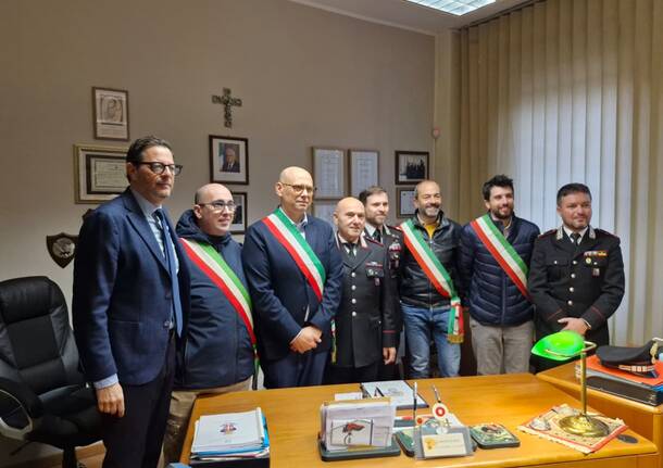 Taglio del nastro per la "nuova" caserma dei Carabinieri di Parabiago