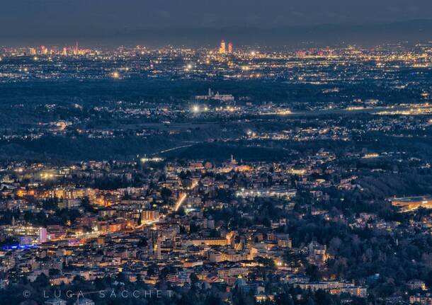 Varese e Milano nella foto di Luca Sacchett