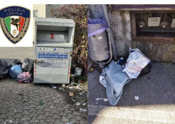 Un anno di azioni di contrasto all’abbandono dei rifiuti: 15 le sanzioni emesse a Gazzada Schianno