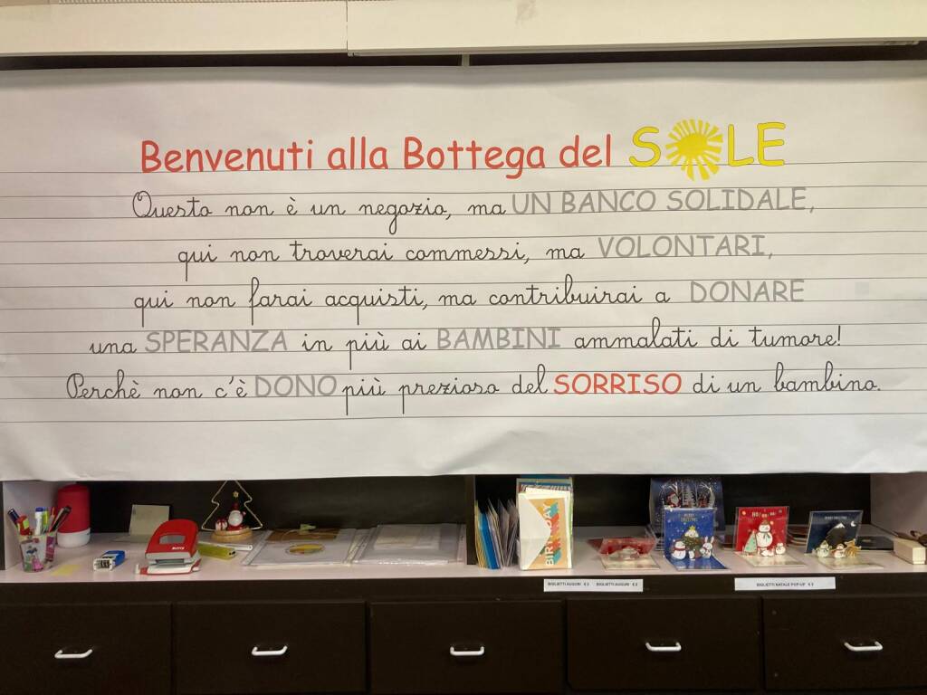 Arcisate - La bottega solidale di Michi Raggio di Sole