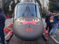 Babbo Natale in elicottero