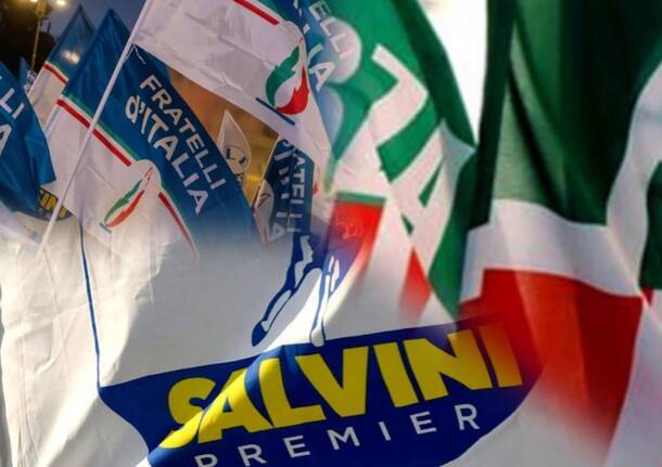 Bandiere centrodestra