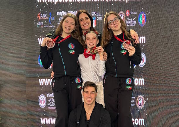 Le \"stelline\" varesotte della danza acrobatica sul podio mondiale