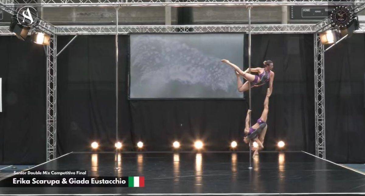 Mondiali di pole dance, argento per la gallaratese Giada Eustacchio
