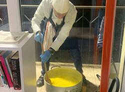 La prima “diffusa\" a Orino: risotto alla milanese servito in biblioteca