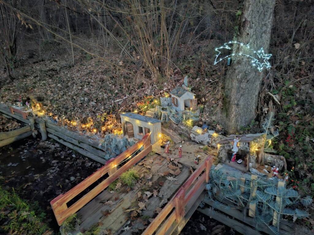 I presepi nel bosco nella Valle del Boia