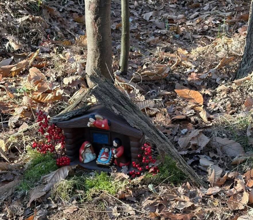 I presepi nel bosco nella Valle del Boia