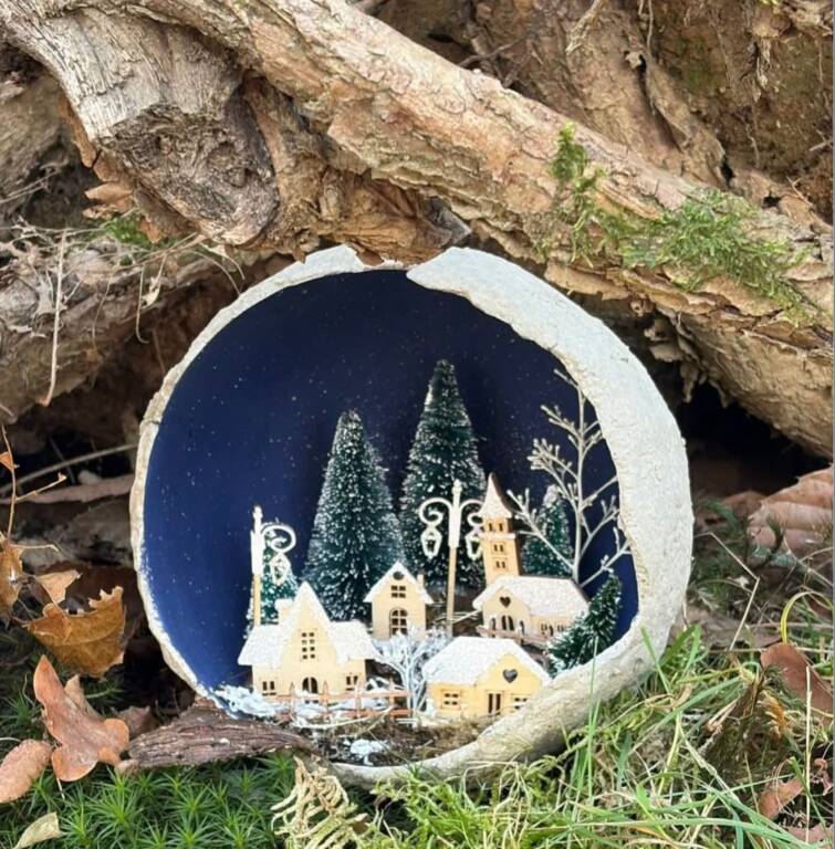 I presepi nel bosco nella Valle del Boia