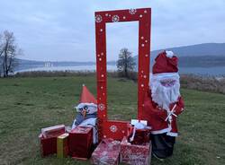 Babbo Natale sul lago