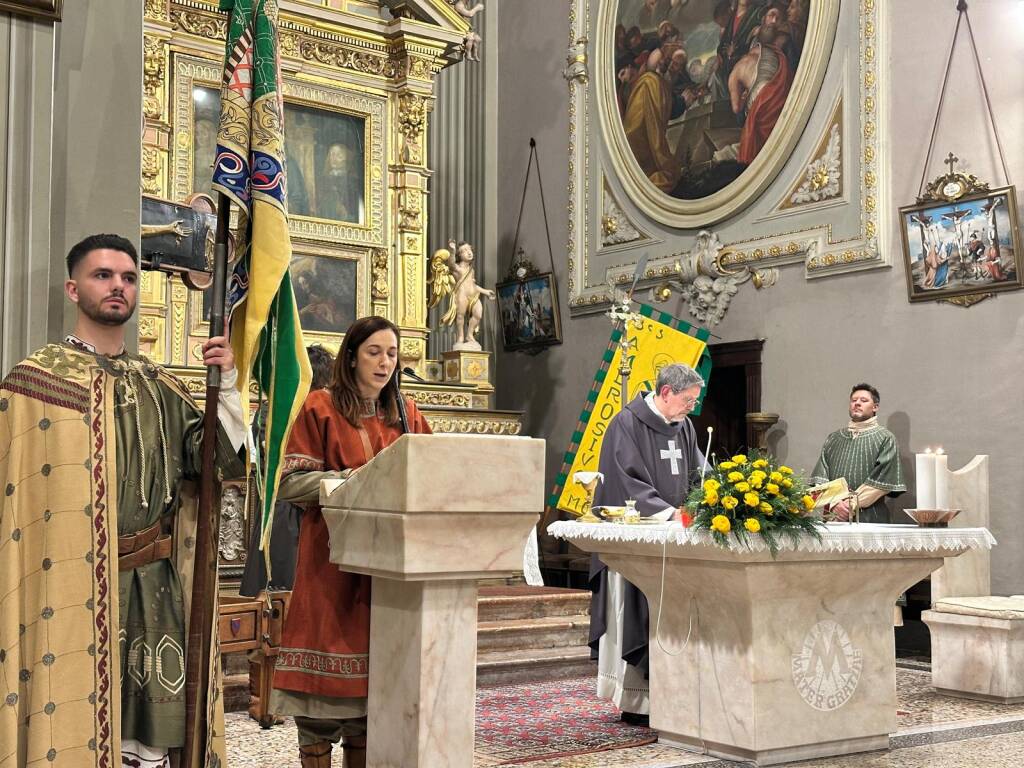 Cerimonia dell'investitura della contrada Sant'Ambrogio