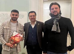 Christian Calabrò premiato dal sindaco di Legnano