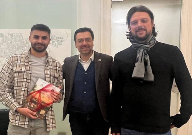 Christian Calabrò premiato dal sindaco di Legnano